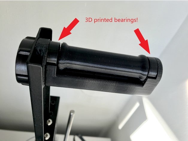 ender 3-filament-Halter 60mm Lager-Mutter creality ender3 spoolholder spool-Halter 3D print model - Mito3D