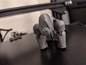 movable gorilla - fixed arms sticking animal monkey 3d print model - Mito3D