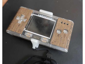 gamebuino apparecchio - clip versare arduino apparecchiatura video gioco 3d print model - Mito3D