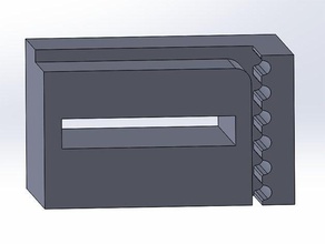 belt clamp x-axis geeetech a10 3d print model - Mito3D