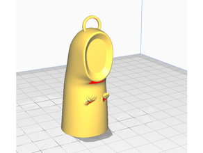 kaonashi figure - spirited away keychain 3d print model - Mito3D