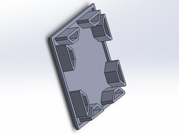 tappo di estrusione alluminio 40 x mm geeetech a10 3D print model - Mito3D