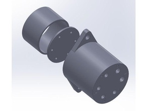 6-pin de tubo vacío la base radioafición el 3d print model - Mito3D