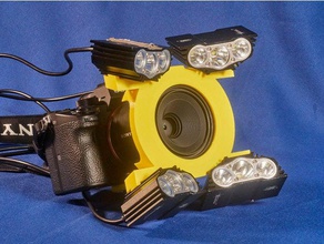 sony 50 mm macro lens lighting video videography moi 3d prusa i3 m3 3d print model - Mito3D