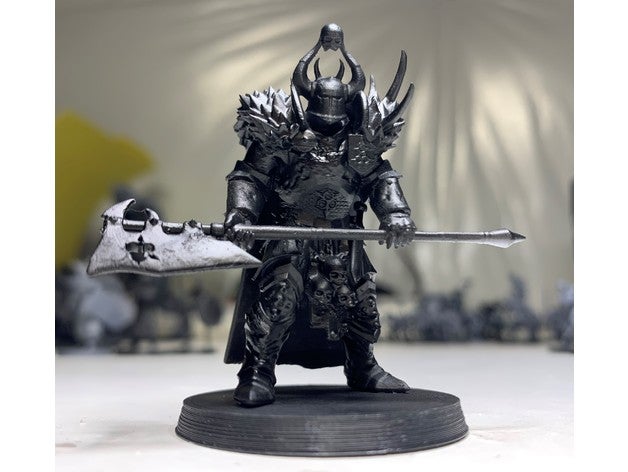 désorganisé tyran de la maladie 28mm l'âge sigmar chaos le héros miniature nurgle peste résine sla warhammer fantasy 3D print model - Mito3D