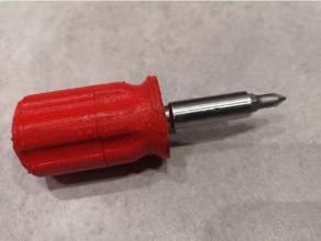 compact screwdriver 3d print model - Mito3D