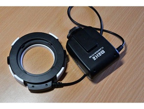 led macro ring flash fc100 difusor de luz 3d print model - Mito3D