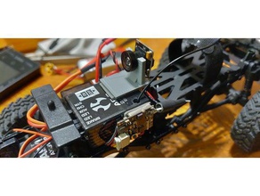 scx24 fpv camera mount axial rc crawler 3d print model - Mito3D