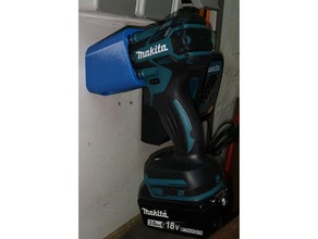 wall mount makita dtw285 impact wrench 18v 3d print model - Mito3D