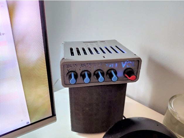 enclosure bluetooth 21 amplifier - ghxamp tpa3116 audio speaker 3D print model - Mito3D