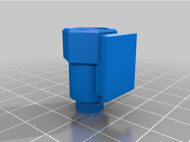 mpmd improved extruder fix bowden mount monoprice mini delta 3D print model - Mito3D