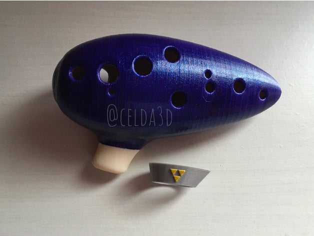 ocarina triforce symbol 3D Print Details