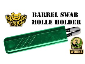 paintball barrel swab molle Tasche Halter molle-system Beutel 3d print model - Mito3D