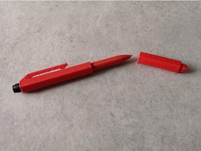 stylo à bille 3d print model - Mito3D
