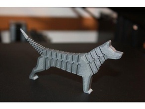 flexi-dog 3d print model - Mito3D