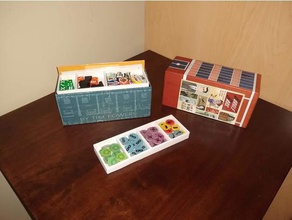 burgle bros board game insert boardgames boardgame inserts solidpython 3d print model - Mito3D