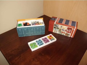 burgle bros jeu de plateau insérer des jeux société inserts solidpython 3d print model - Mito3D