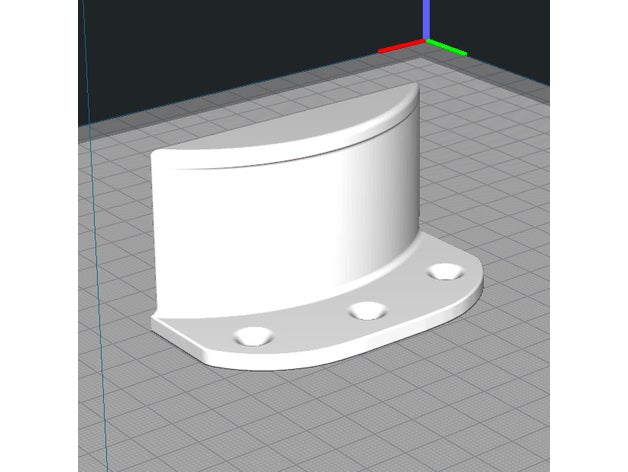 simple casque titulaire d'écoute le 3D print model - Mito3D