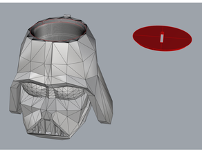 moneybox darth vader star wars starwars 3d print model - Mito3D