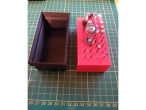 fr serbox bohrer box f r zb dremel proxxon ser - mit deckel fr&auml schleifer tool 3d print model - Mito3D