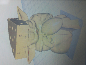 bebê yoda cheesehead o green bay packers 3d print model - Mito3D