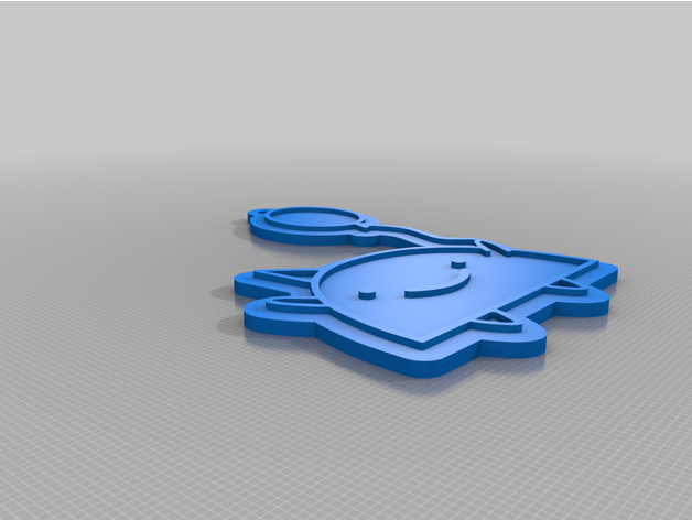 shady cicada keychain 3D print model - Mito3D