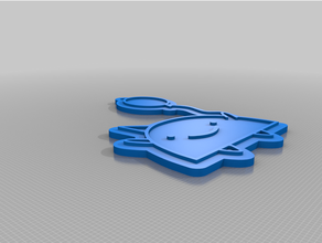 shady cicala portachiavi 3d print model - Mito3D