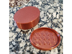 oval soap dish holder travel 3d print model - Mito3D