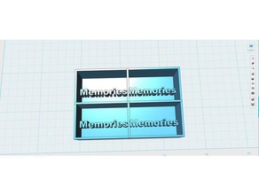 memórias bandeja de cubos gelo 3d print model - Mito3D