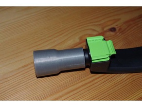 parametric festool cleantec vacuum adapter 3d print model - Mito3D