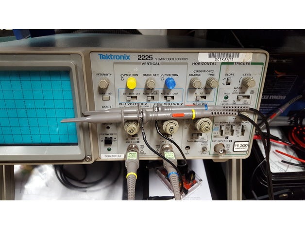 tektronix 2225 oscilloscope control knob o-scope repair replacement 3D print model - Mito3D