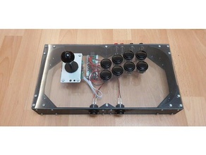 arcade joystick le contrôleur jeux de jeu du vidéo 3d print model - Mito3D