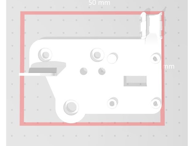 ender 5 hemera mount bltouch 3D print model - Mito3D