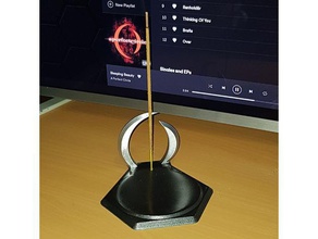 cerchio perfetto possessore di incenso apc band bruciatore 3d print model - Mito3D