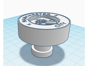 manchester city tiroir bouton 3d print model - Mito3D