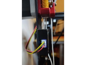 arrecadação de filamento detector ender 5 plus dupla engrenagens metal extrusora 3d print model - Mito3D