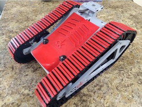 rc tank parça - tam yazdırılabilir ortak araba izleri 3d print model - Mito3D