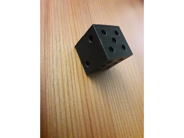 einfache Würfel Spiel gaming-Würfel 3D print model - Mito3D