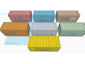 marvel Krise - 40mm Containern logos marvel-comics 3d print model - Mito3D