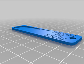 better filament swatch designers - labels chip color label plaque sample test thickness 3d print model - Mito3D