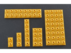 montini briques de construction mâle plaques lego compatible le bloc bouwstenen les blocs 3d print model - Mito3D