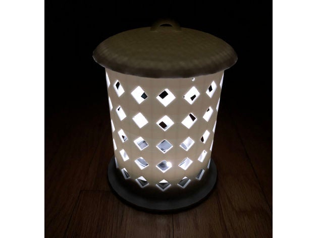 garden lantern light solar 3D print model - Mito3D
