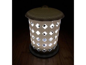 garden lantern light solar 3d print model - Mito3D