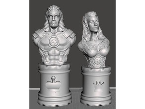 thundercats chess set boardgame boardgames piece pieces stratergy toy toys 3d print model - Mito3D