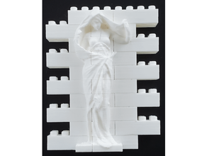 montini Natur entschleiern sich vor science-Wand-set-lego kompatibel Kunst block bouwstenen Steine briques Bausteine lego-kompatibel Skulptur statue Wand 3d print model - Mito3D
