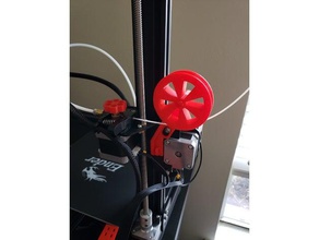 ender3 filament guide roller ender 3 3d print model - Mito3D