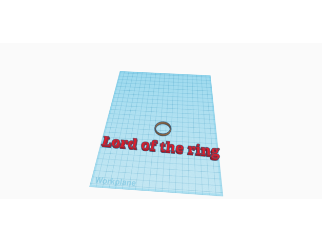 lord ring 3D print model - Mito3D