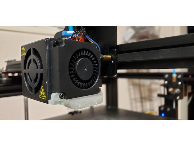 ender 5 plus fan shroud cooling duct Kühlung Kühlkanal creality ender5plus ender5 3D print model - Mito3D