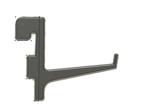 resistente elfa gancho 3d print model - Mito3D
