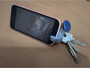 chiave di telefono stand 3d print model - Mito3D